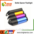 Alibaba Wholesale Pocket Size Aluminum Material Colorful 3*AAA Battery Powered Cheap 9 Led Bottle Opener Torch Mini led light